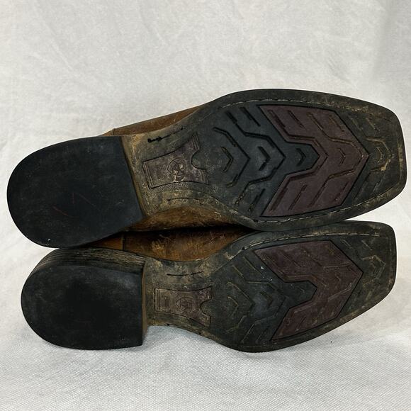 ARIAT Mens SIZE 13 D Western Cowboy Square Toe Boots Brown #10015288 - Picture 13 of 16